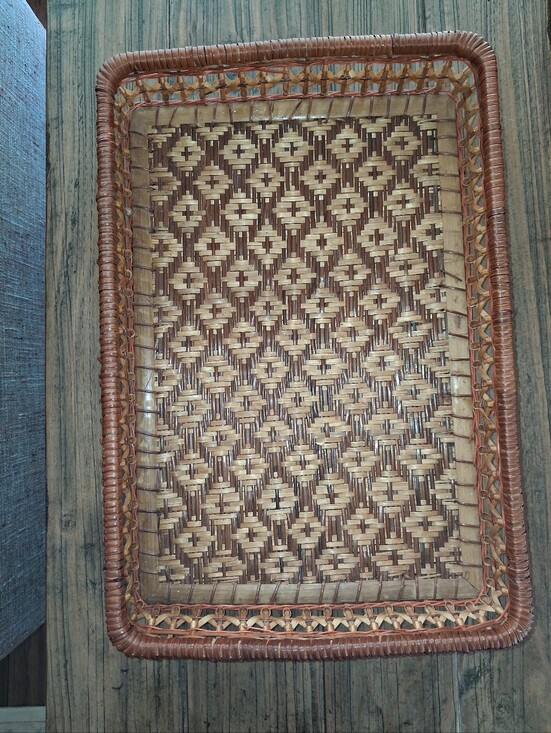 Vintage Other - Vintage Woven Rattan Tray